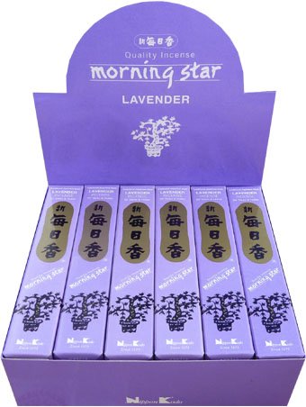 Morning Star Incenso Al Gelsomino, 50 Bastoncini, Giapponese, Con Bruciatore Incluso, Puro E Naturale, Per Meditazione E Relax