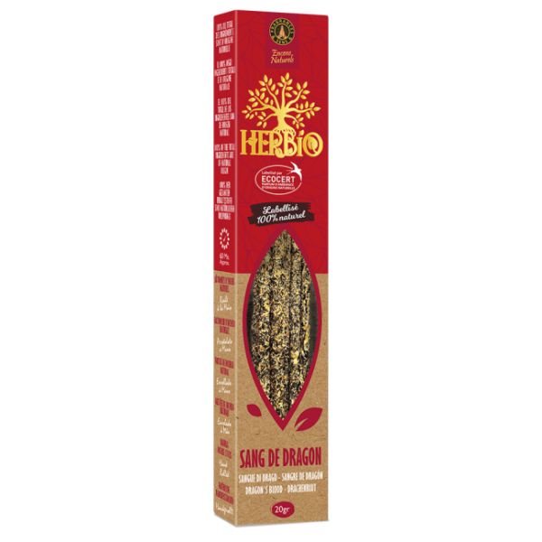 Herbio incenso naturale sangue di drago durata oltre 70 minuti conf. da 25g