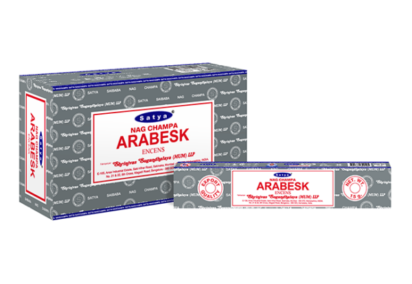 satya arabesk batoncini d'incenso da 15gr